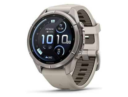 Garmin fēnix 9 Pro inReach LTE 43mm титан / ремешок силикон·белый
