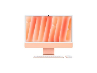 Apple iMac 24" M4 CPU 8/GPU 8, 24 GB, SSD 1 TB, Naranja + Touch ID numérico y Trackpad
