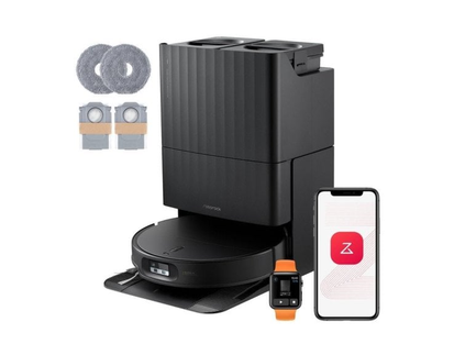 Робот-пылесос и швабра Roborock Qrevo Edge 2 Set со станцией, чёрный