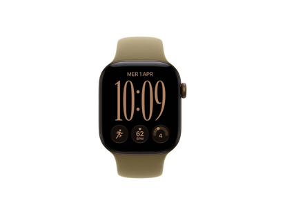 Apple Watch Series 12 GPS + Cellular 42mm алюминий бронзовый / ремешок Sport оливковый M/L