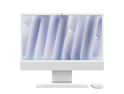 Apple iMac 24" M4 CPU 10/GPU 10, 16 GB, SSD 512 GB, Plata