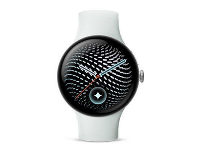 Google Pixel Watch 5·45 мм·Bluetooth/GPS/NFC·серебристый алюминий·серый ремешок·S/M