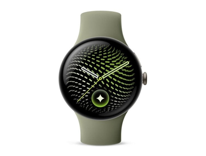 Google Pixel Watch 5 Bluetooth GPS NFC 45mm пиритовый ремешок зелёный S/M