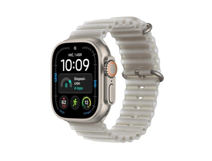 Apple Watch Ultra 4·49 мм·GPS + Cellular·натуральный титан·серый Ocean ремешок·универсальный размер