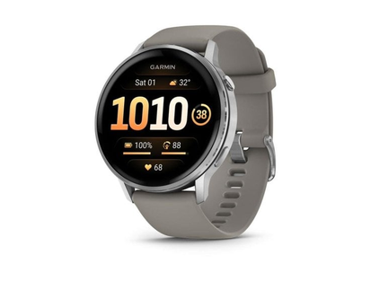 Garmin Venu 4 Bluetooth GPS 45mm AMOLED серый