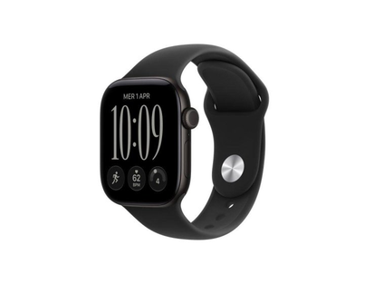 Apple Watch Series 12 GPS + Cellular 42mm алюминий чёрный / ремешок Sport чёрный S/M
