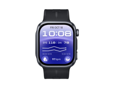 Huawei Watch D3 Bluetooth NFC 40 мм чёрный, кожа ремешок
