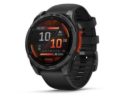 Garmin fēnix 8 AMOLED 47mm Gris / correa Silicona Negra