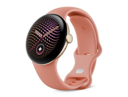 Google Pixel Watch 5·41 мм·Bluetooth/GPS/NFC·алюминий цвета шампанского золота·оранжевый ремешок·S/M