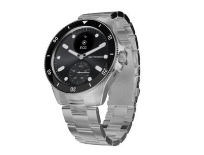 Withings ScanWatch Nova Bluetooth Connected GPS 42 мм чёрный, сталь