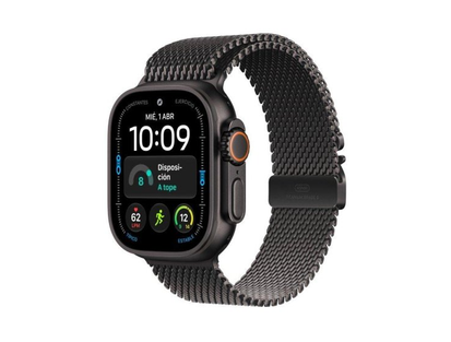 Apple Watch Ultra 4 GPS + Cellular 49mm чёрный титан / ремешок миланский чёрный M/L