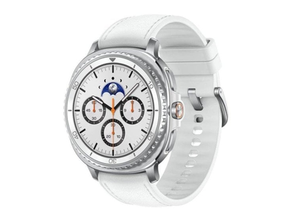 Samsung Galaxy Watch8 Classic·46 мм·LTE/GPS·белую нержавеющую сталь·международная версия