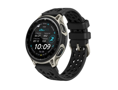 Amazfit Cheetah 2 Pro · 48 mm · Bluetooth/NFC/Wi-Fi · AMOLED · Titanio · Silicona negra · Talla única