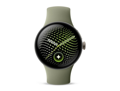 Google Pixel Watch 5 Bluetooth GPS NFC 41 мм сатиновый пиритовый/зелёный S/M