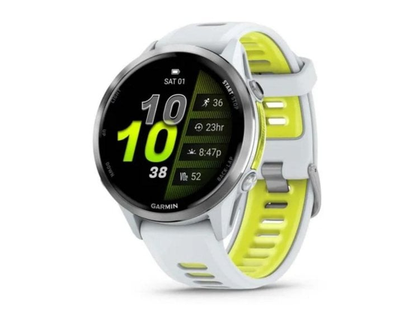 Garmin Forerunner 970 GPS AMOLED 47 мм белый/жёлтый, размер S