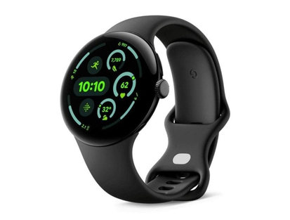 Google Pixel Watch 3 Wi-Fi + 4G 45mm алюминий чёрный матовый·ремешок Sport обсидиановый