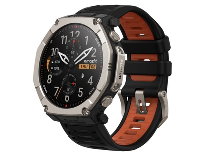 Amazfit T-Rex Ultra 2 · 51 mm · GPS/NFC · AMOLED · Titanio · Correa negro/marrón · Talla única