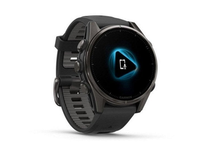 Garmin fēnix 8 AMOLED Sapphire · 43 mm · Bluetooth/GPS/Wi-Fi · Negro · Silicona negra · Talla única