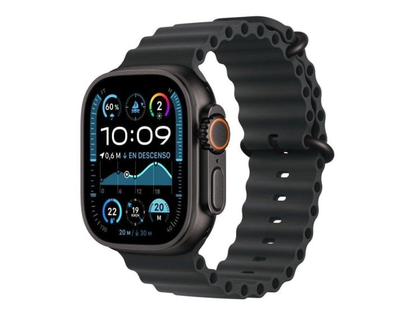 Apple Watch Ultra 2 GPS + Cellular 49mm чёрный титан / ремешок Ocean ремешок чёрный