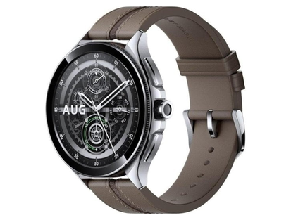 Xiaomi Watch 2 Pro Bluetooth серебристый / ремешок кожа коричневый