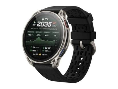 Amazfit Cheetah 2 Ultra GPS Bluetooth NFC 44 mm titanio, correa negra