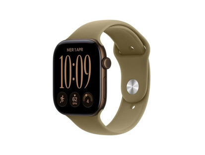 Apple Watch Series 12 GPS + Cellular 46 мм бронзовый алюминий, оливковый Sport M/L