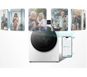 Hisense wf7s1247bw 12kg front-load washing machine with AI dosing