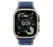 Apple Watch Ultra 3 · 49 mm · GPS + Cellular · Titanio naturale · Trail Loop blu/blu acceso · M/L